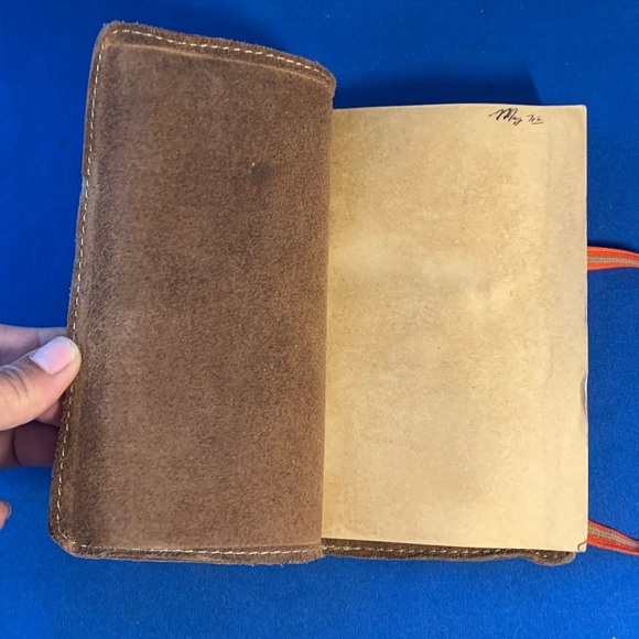 vintage american eagle leather journal. - Picture 6 of 12